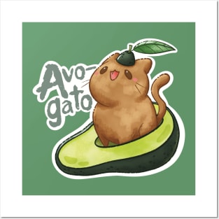 Avo-gato Posters and Art